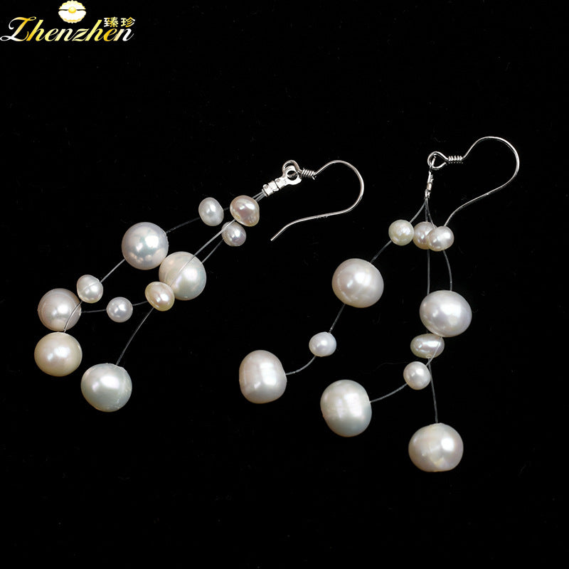 PurePearl Sterling Silver Earrings – Elegant Freshwater Pearl Jewelry