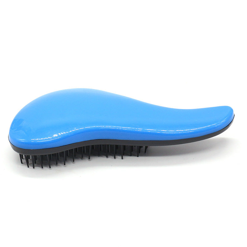 Factory direct supply large TT smooth hair comb color smooth hair comb plastic comb anti-knot hairdressing comb