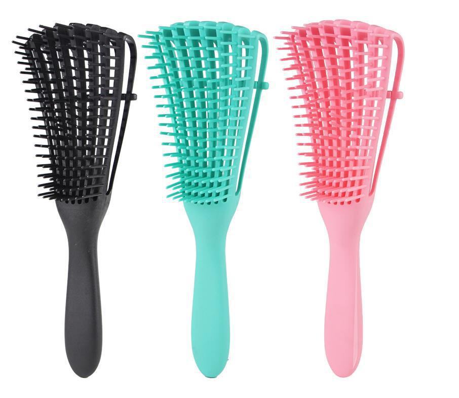 Octopus Comb Wholesale Hairdressing Comb Smooth Hair Comb 6 Color Spot Second Hair Octopus Massage Comb